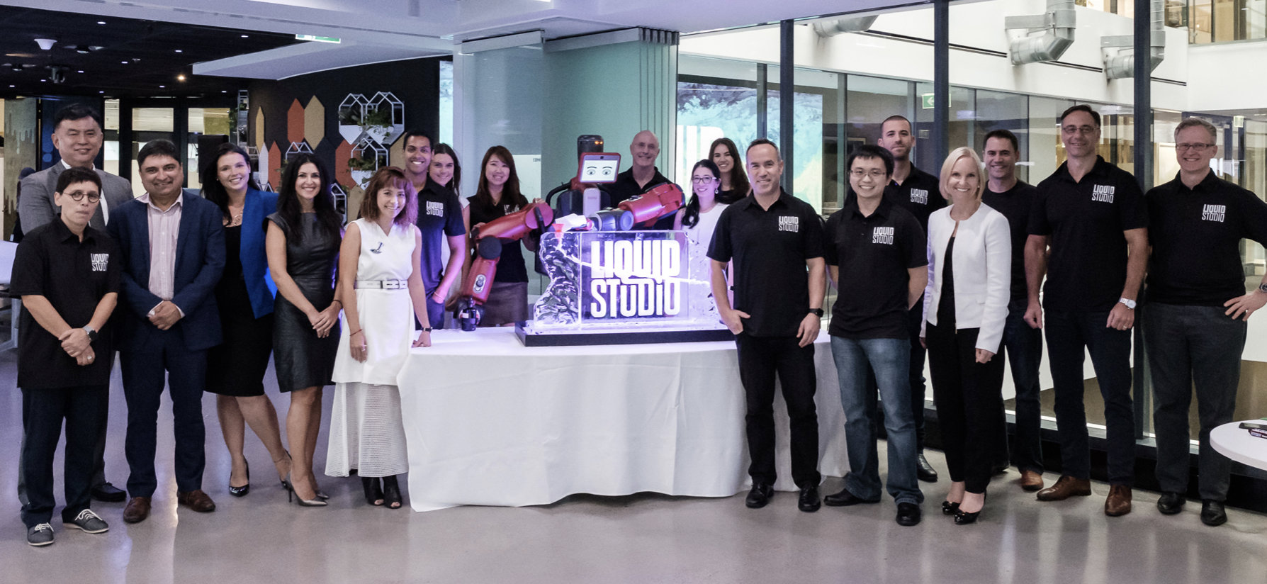 The Accenture Liquid Studio launch team